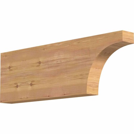 Ekena Millwork Huntington Smooth Rafter Tail, Western Red Cedar, 3 1/2"W x 12"H x 36"L RFT04X12X36HUN00SWR